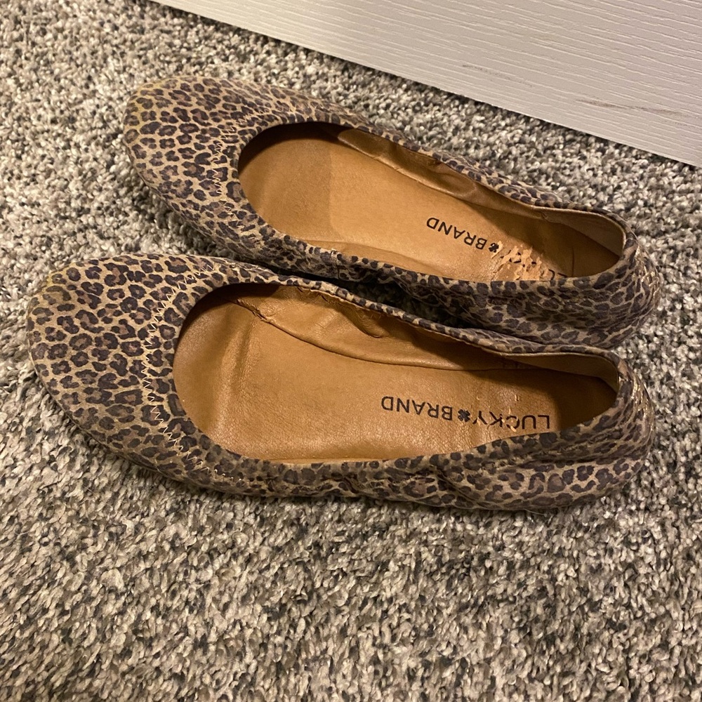 Lucky Brand Leopard Print Women's Flats